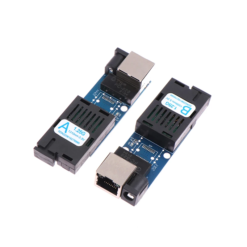 

New Sale Mini Gigabit Fiber Optical Media Converter 1000Mbps Single Mode 3-5Km UPC/APC SC-Port A/B Port