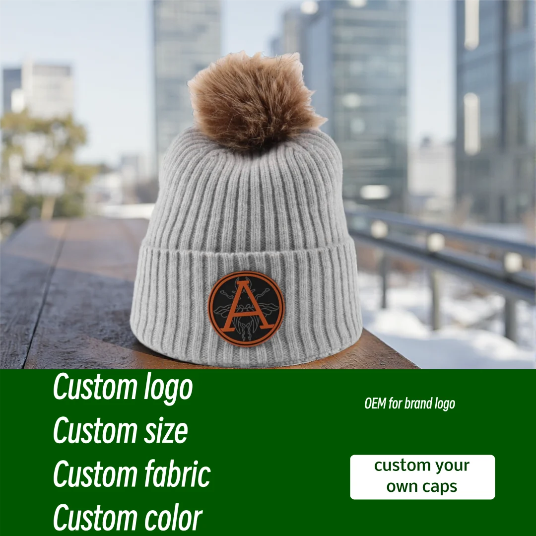 

Мягкая шапка-бини из мериносовой шерсти, разноцветная вязаная кашемировая зимняя шапка, теплая шапка-бини с помпоном, зимняя шапка-бини на заказ