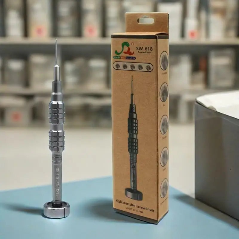 

High Precision Phone Repair Screwdriver Kit 6 Sizes 0.6 0.8/1.2 /1.5/ 2.5/ T2 Bits Magnetic Tip For Electronics Disassembly