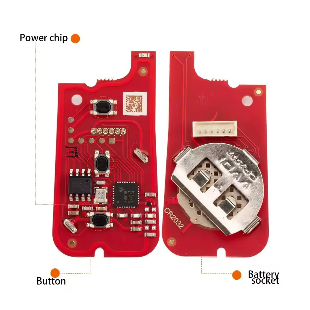 5 шт. Xhorse XKTO20EN обновленная версия XKTO00EN с 3 кнопками поддерживает беспроводное устройство для работы с Toyota с VVDI MINI Key Tool Max Pro