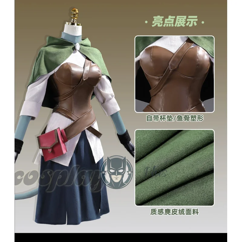 

Anime The Mighty Nein Jester Lavorre Cosplay Costume Uniform Halloween Carnival Party Christmas Play Role Clothes Clothing