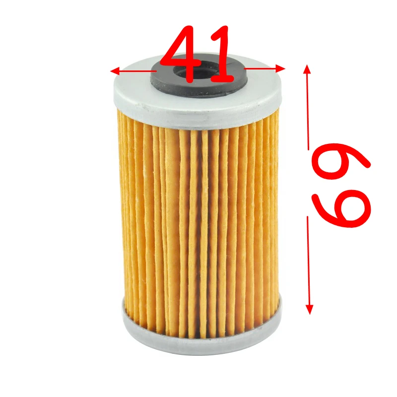 

4PCS Motorcycle Oil Filter For 400 450 520 SX 450 525 560 SMR 625 660 690 SMC 690 Enduro 660 690 Supermoto 450 525 Outlaw