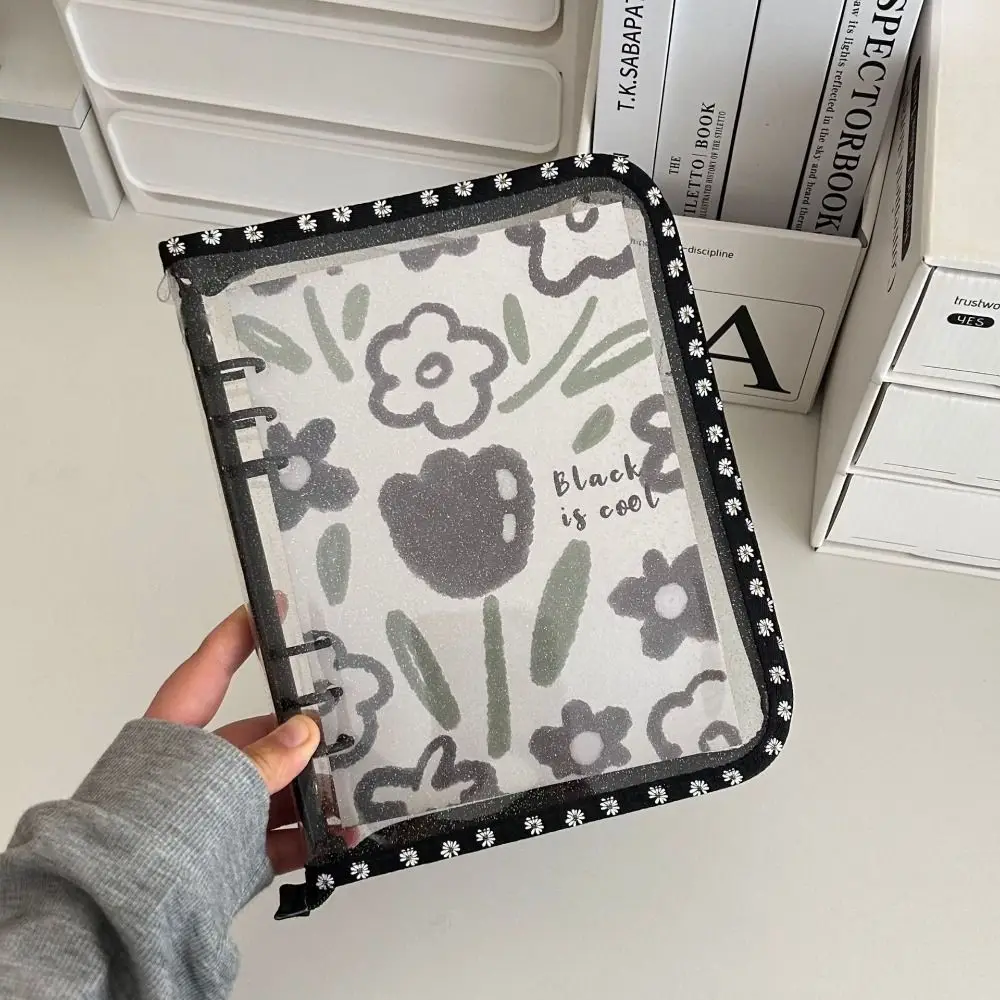 

Stationery A5 Binder Photo Album Korea Style PVC Photo Collect Book Beautiful Simple Photocard Holder Girl