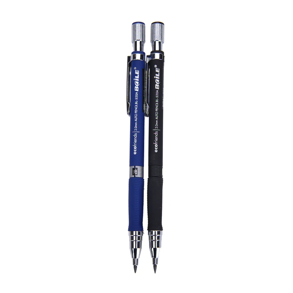 

Lead Holder Mechanical Draft Pencil Drawing 2.0mm Lead Pencils 2B Drawing Sketch Exam Spare Plastic And Metal Stationery