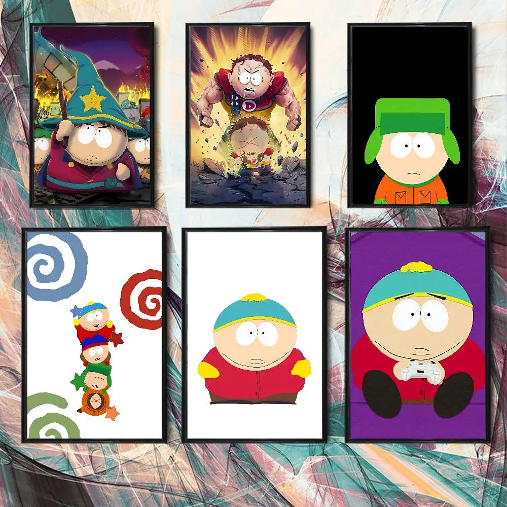 

Round head brain South Park Poster Prints Wall Art Painting Picture Gift Living Room Bar Restaurant Dec Sticker Large