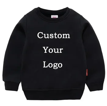 WGTD Custom Your Image 2D-gedrucktes Jungen-Mädchen-Sweatshirt Baby Herbst Winter Hoodies FÜR Kundenprodukte
