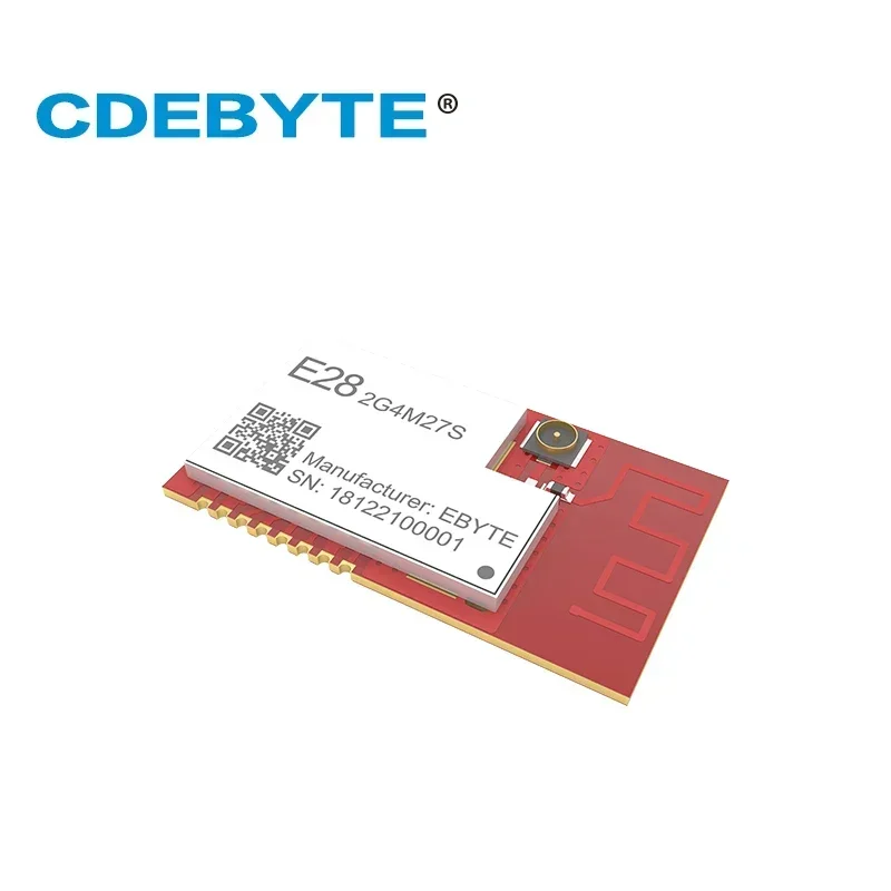 SX1281 BLE+LoRa 2.4GHz IoT wireless transceiver module FLRC GFSK E28-2G4M27S CDEBYTE 27dBm 500mW high power 8km rf module