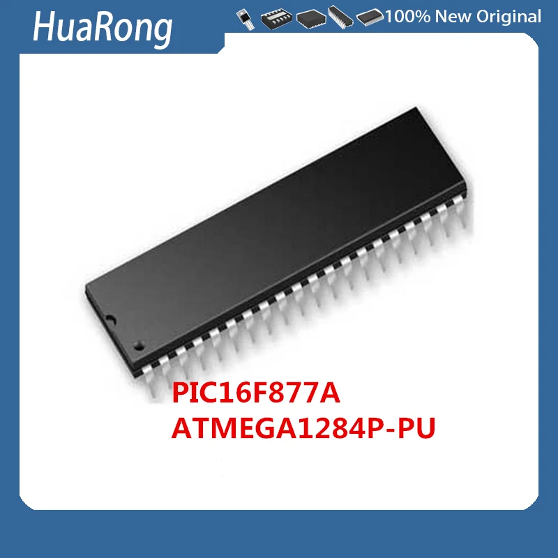 2PCS/LOT PIC16F877A-I/P PIC16F877A PIC16F877 16F877A-I/P ATMEGA1284P-PU DIP-40