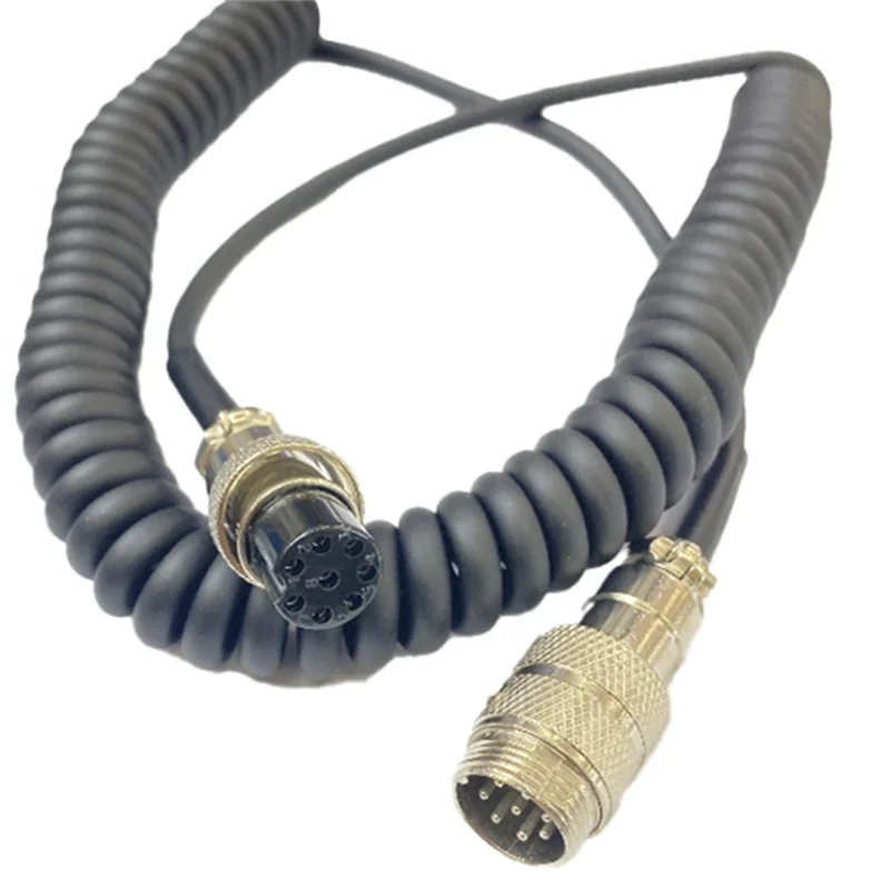 

Microphone Extension Cable For YAESU FT-1000 FT-2000 FT-847 B035 ICOM KENWOOD CB 8-Core Aviation Head Walkie-Talkie-A65M