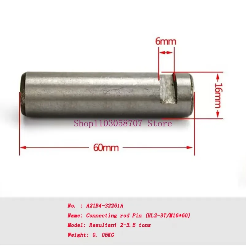 [Connecting Rod Pin for Heli #2-3.5] Forklift Steering Joint Rear Axle Kingpin Tie Rod Iron Pin Pressure Bearing