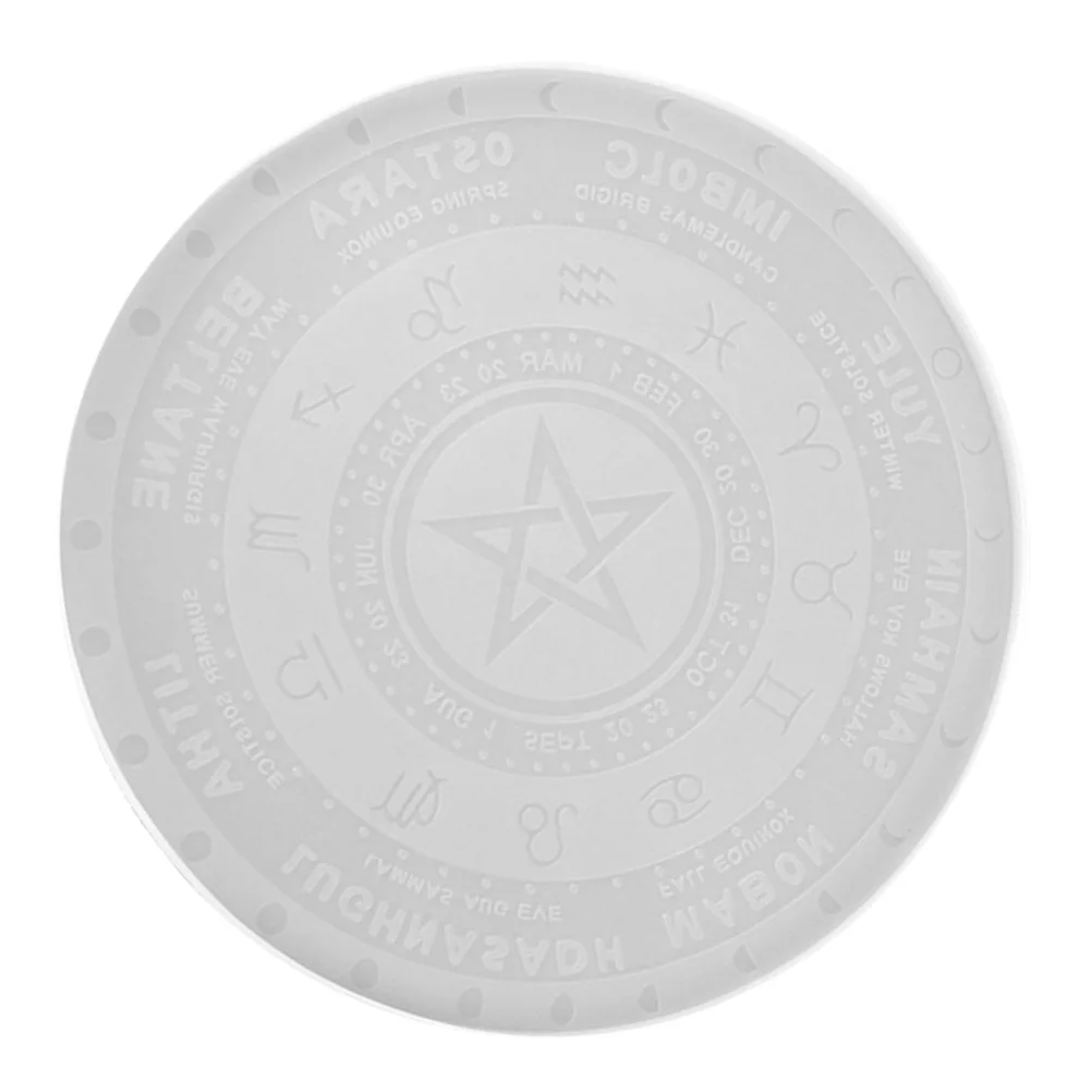 

Divination Mirror Shape Silicone Diy Crystal Epoxy Mold Creative Simple Manual Mold Leakproof Fine Craftsmanship Portable