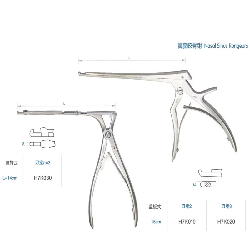 Admiralty medical sinus rongeur rotary nasal cavity rongeur nose bridge bone surgery laminectomy bone scissors ear, nose and thr