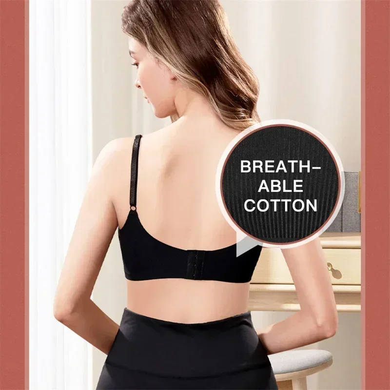 Electric Breast Massager Bra Heating Hot Compress Smart Vibration Stimulator Enhancer Chest Shaping Relaxing Breast Health Care