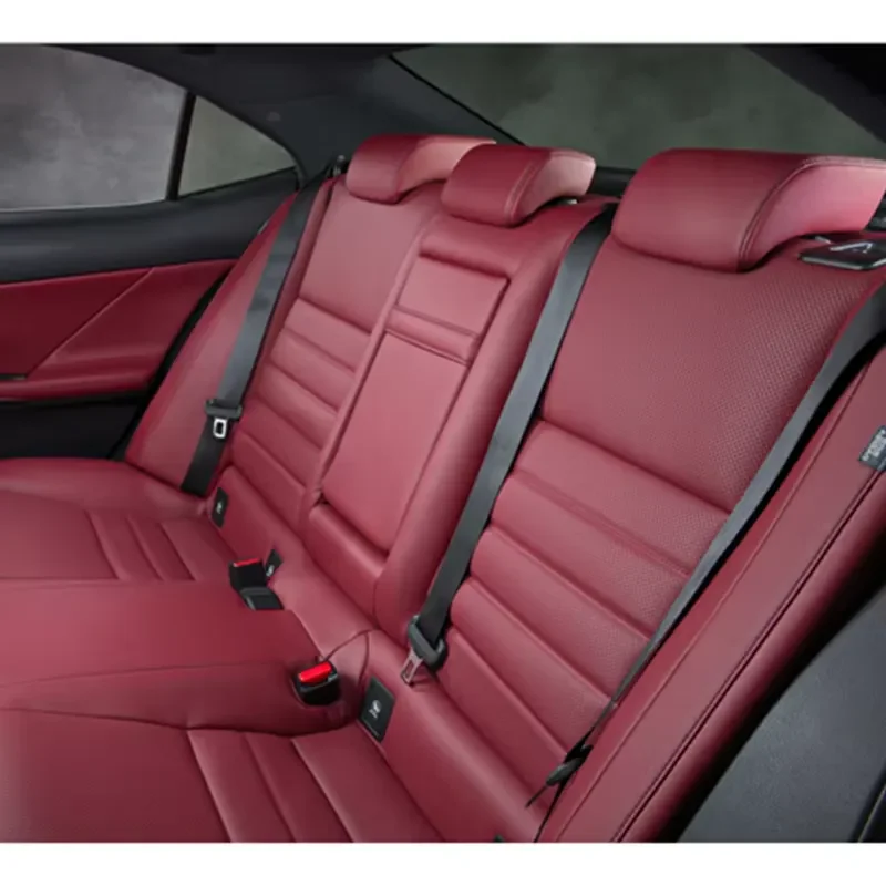 Genuine Leather Middle Part 5 Seaters Custom Fit for 2004-2018 Lexus IS Series Car Seat Covers Front Rear Cushion