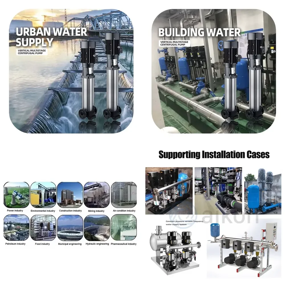 

High Rise Vertical Multistage Centrifugal Pump jockey Water Pump with Induction Motor