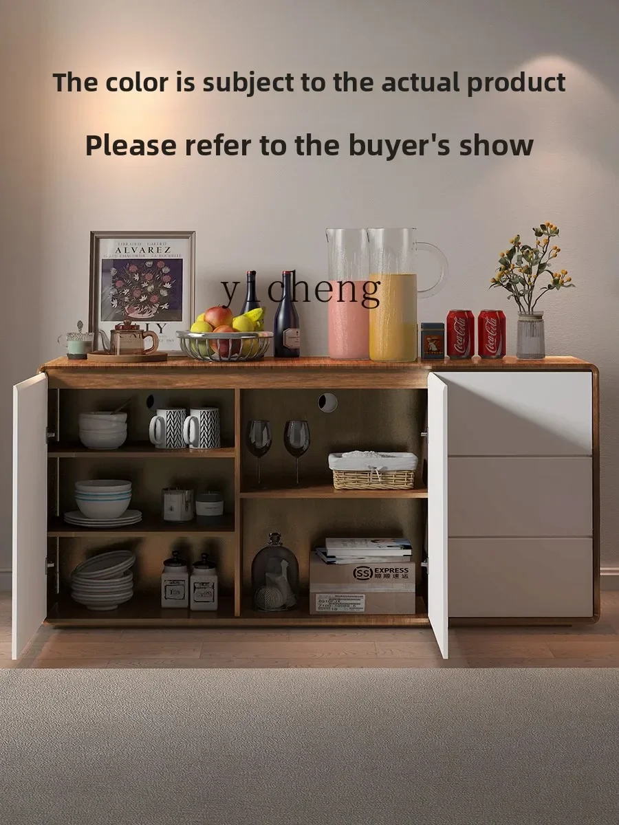 

P6/20 Solid Wood Sideboard Minimalist Living Room Locker Dining Room Storage Entrance Cabinet