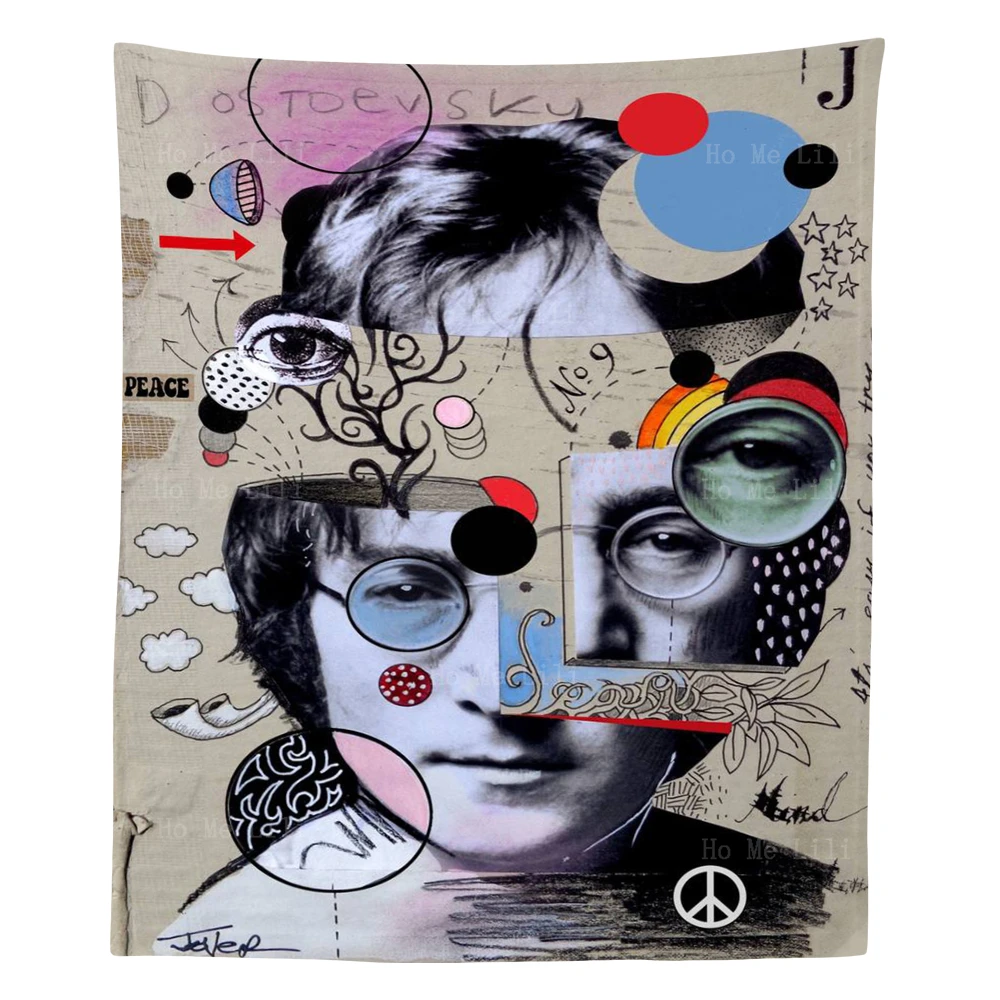 

Saatchi Art Celebrities With Glasses Picture Deconstructed Collage Poster Tapestry By Ho Me Lili For Room Bedroom Decor