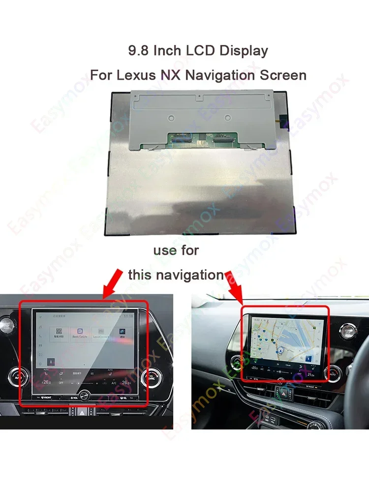 

Original OEM LCD Display For Lexus NX NX250 NX350 NX350H NX450H Navigation radio Screen Repairment 8614078D00