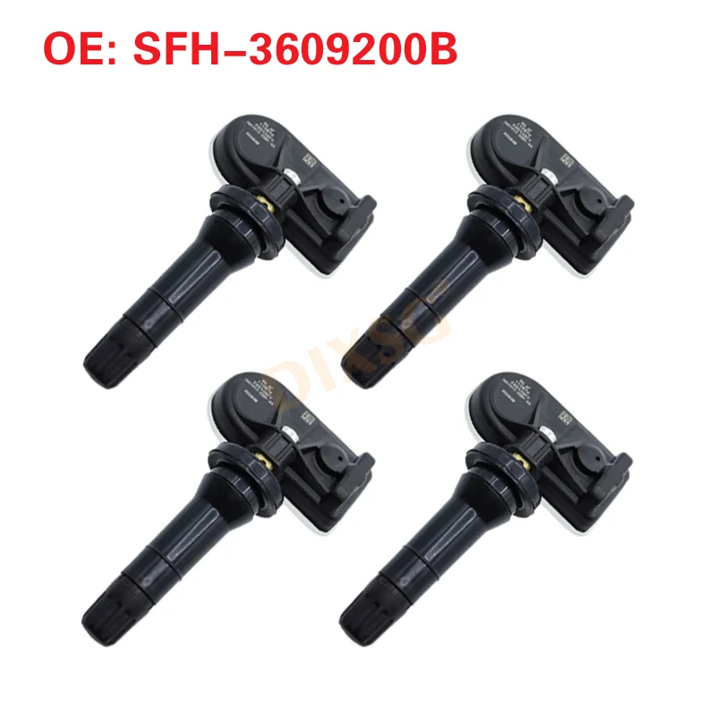 

4 шт. SFH-3609200B датчик контроля давления в шинах для BYD Leopard 5 8 DENZA Z9GT N9 SFH3609200B TPMS 433 МГц