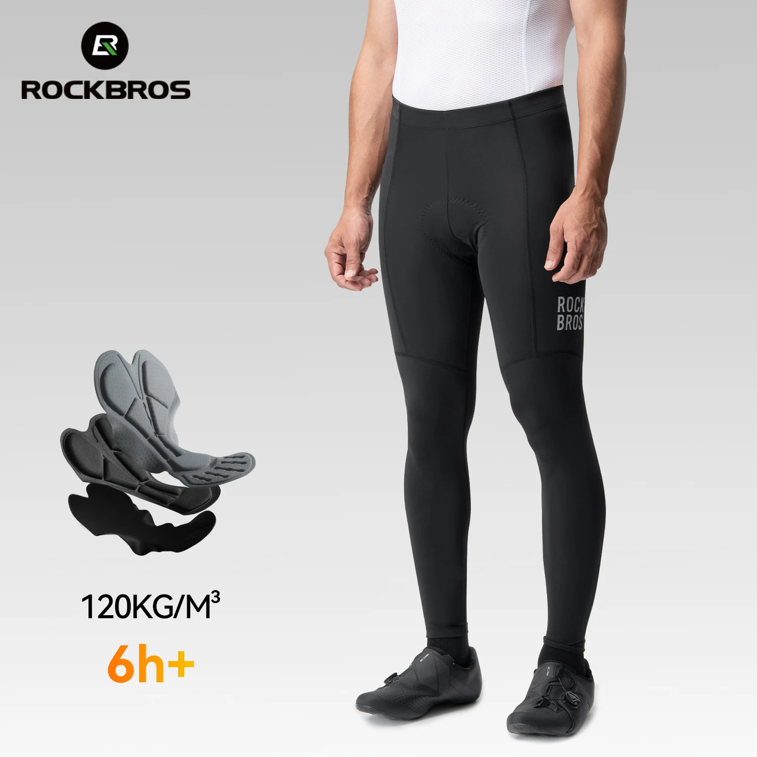 

ROCKBROS Summer Cycling Pants Shock absorption Comfortable Pasta Pants Pad High Elasticity Breathable Quick Drying Bicycle Pants