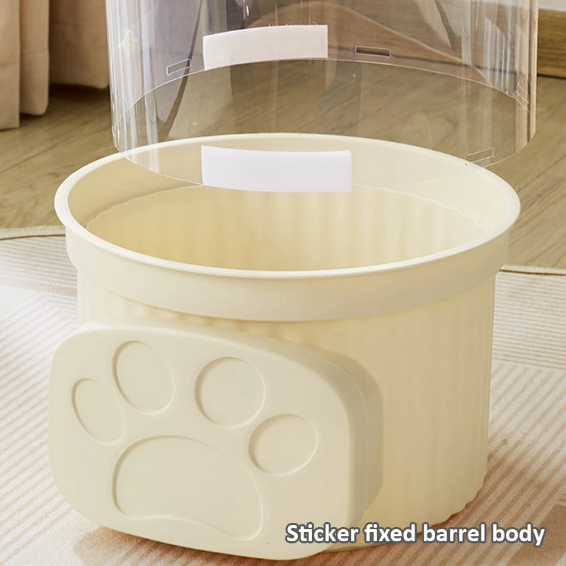 Doll storage Box Transparent Bucket Moistureproof Stuffed Animal Storage Tube Children\'s toy Organizer Home Organization