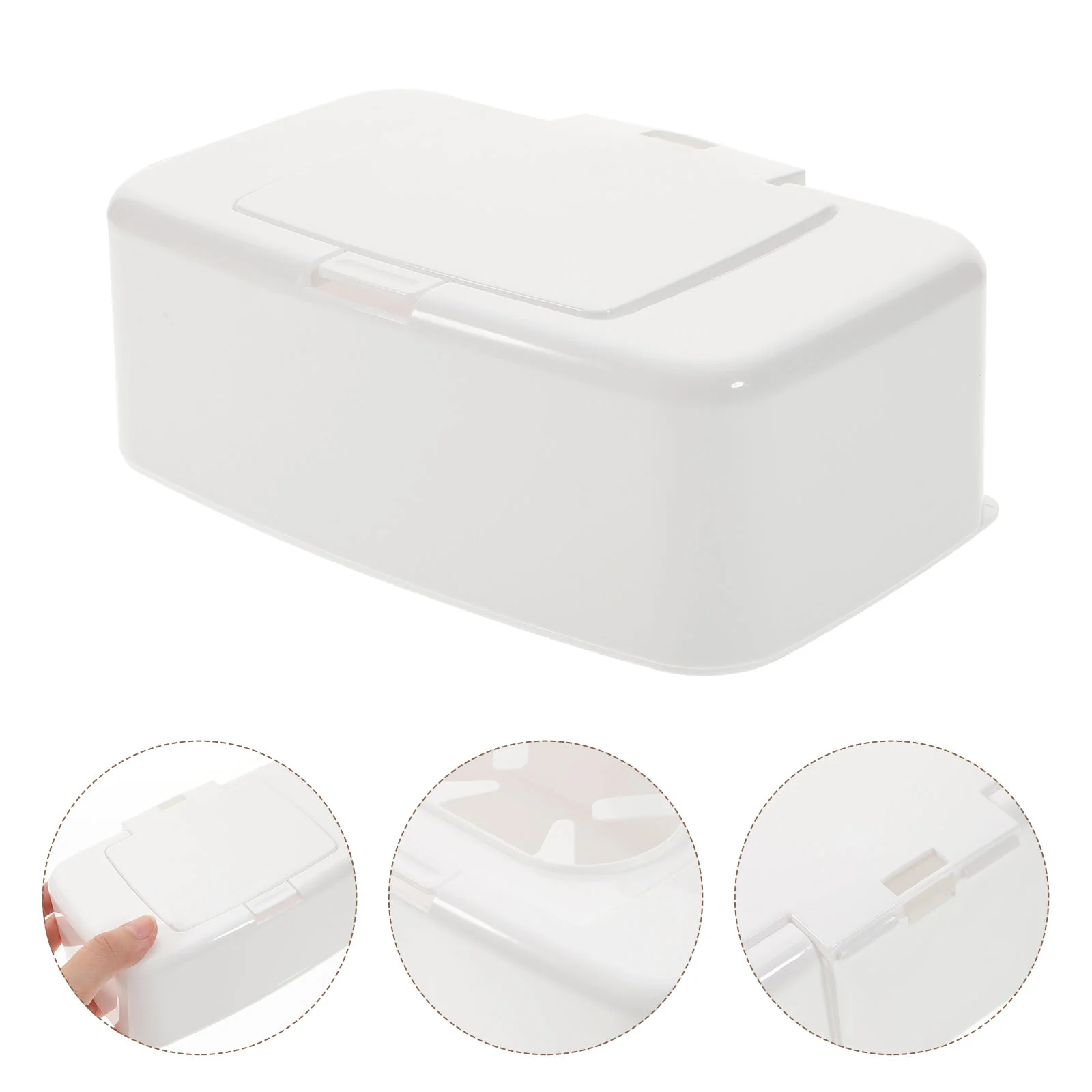 

Storage Box Wipes with Lid Decorative Holder Container Infant Case Dispenser Pp Portable Adorable Desktop Organizer