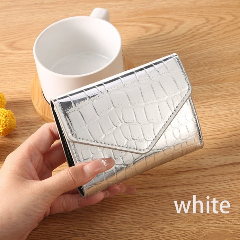 2026 New Women's Card Bag Mini Stone Pattern Bag Solid Color Clutch Wallet Women - view 6