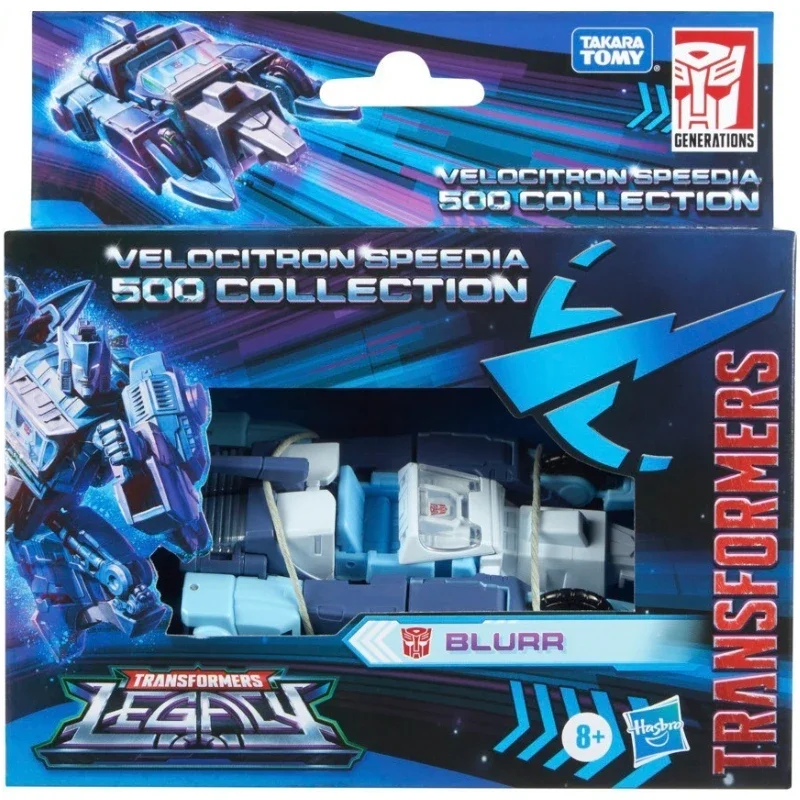 In magazzino tapara Tomy Transformers serie G Legend Speed Race 500 D Class Blurr Figure Model Anime Action Deformation Robot Gift