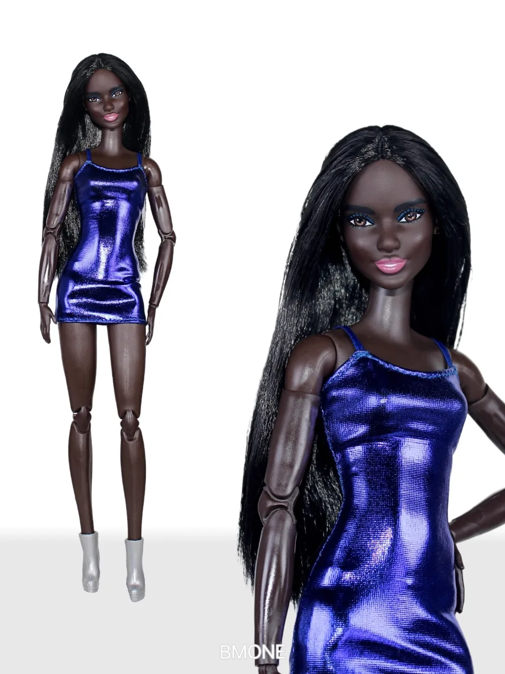 Robe de couleur fluorescente/30cm, jupe à bretelles de poupée, tenue pour 1/6 Xinyi FR ST OB PP BB, vêtements de poupée, accessoires