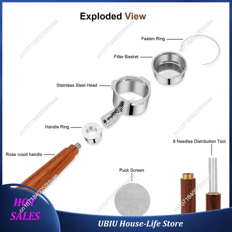 

Бездонный портафильтр, комплект аксессуаров для портафильтра для эспрессо с 3 ушками, для эспрессо-машины Breville Sage Barista — лидер продаж