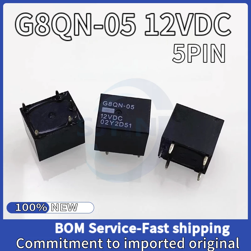 1pieces New original G8QN-05/12VDC 12V 5-pin Window Lift Automotive Relay（5+ pieces, extra 30% off）