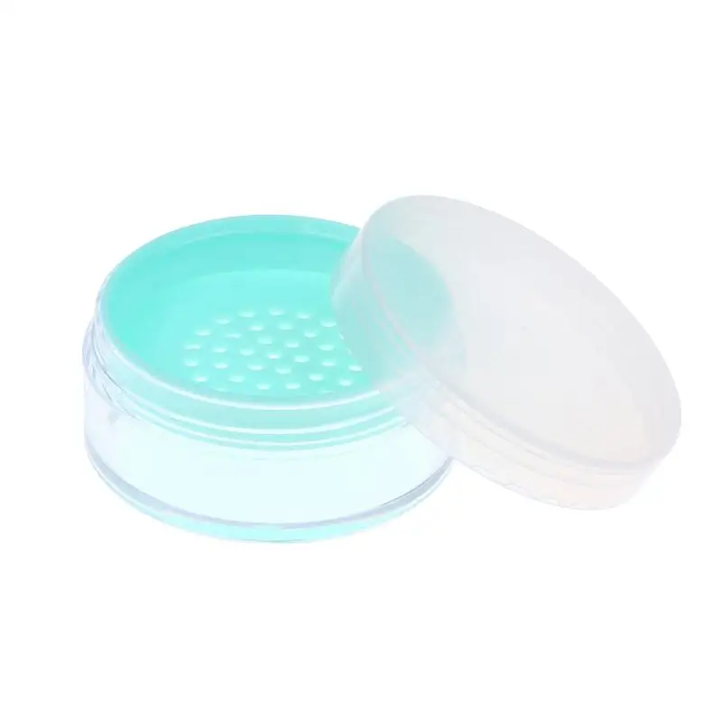 1 Stück 15g Leerer Kosmetikbehälter, Make-up-Kompakt, Tragbare Lose-Puder-Box, Kunststoff-Lose-Puder-Dose mit Sieb – Detail 9