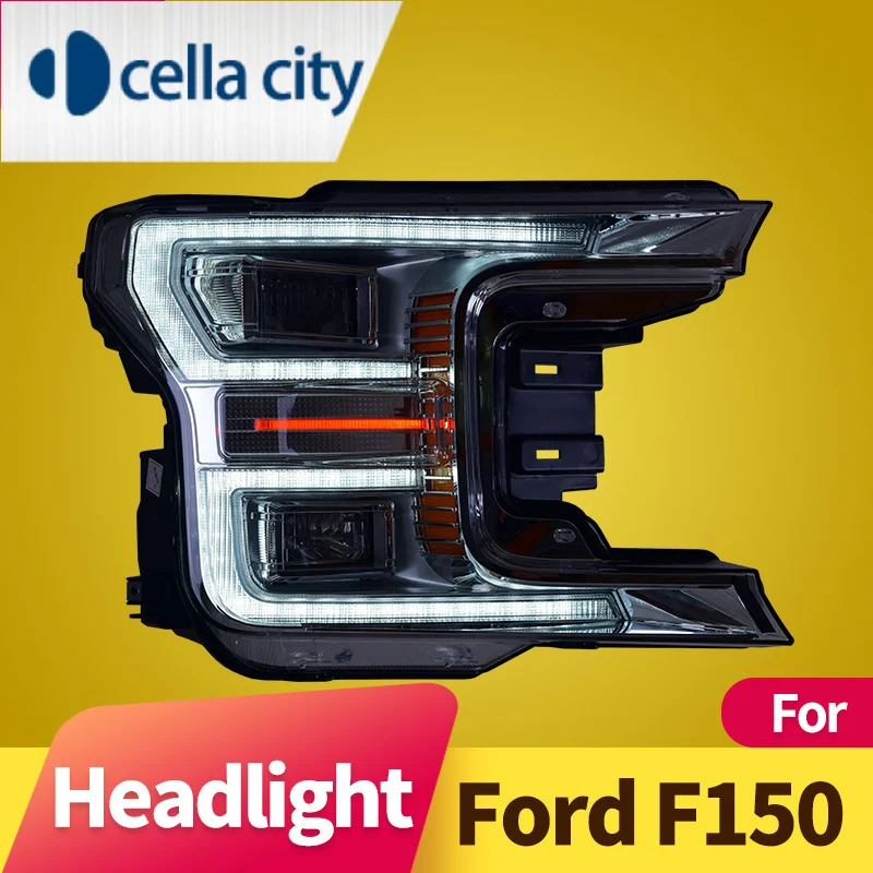 

Headlight Assembly for Ford F150 Full LED light source LED DRL LED turn signal LED low beam LED high beam F-150 Raptor headlight