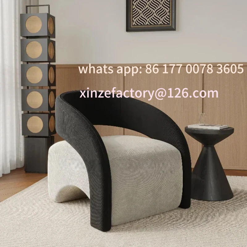 

Customizable Light Luxury Single Chair Living Room Lazy Single Sofa Leisure Chair Designer Sofa Chair