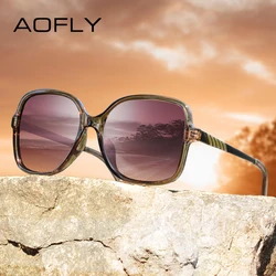 AOFLY Retro Oversize Polarized Sunglasses For Women Fashion Travel Beach Driving Sun Glasses Female Goggles UV400 Protection
