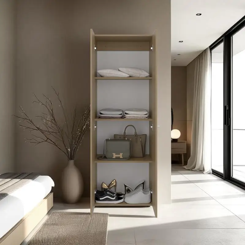 Sistem Lemari Ramah Lingkungan untuk Kamar Tidur, Finishing Macadamia