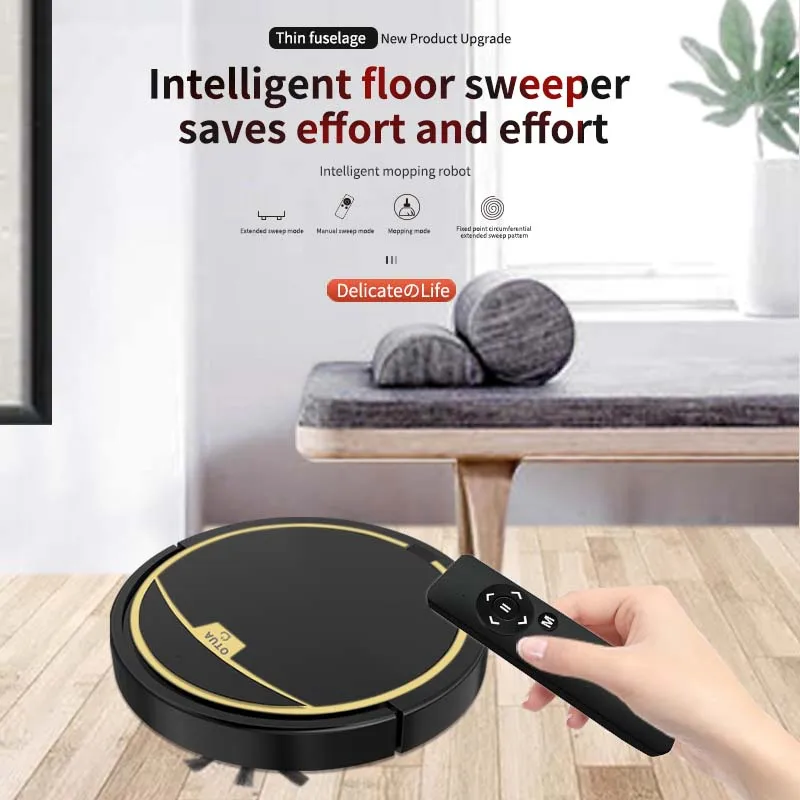 2800PA Robot Vacuum Cleaner Smart APP Remote Control Wireless Sweeping Robot Floor Sweeping Wet Dry Vacuum cleaner For Home