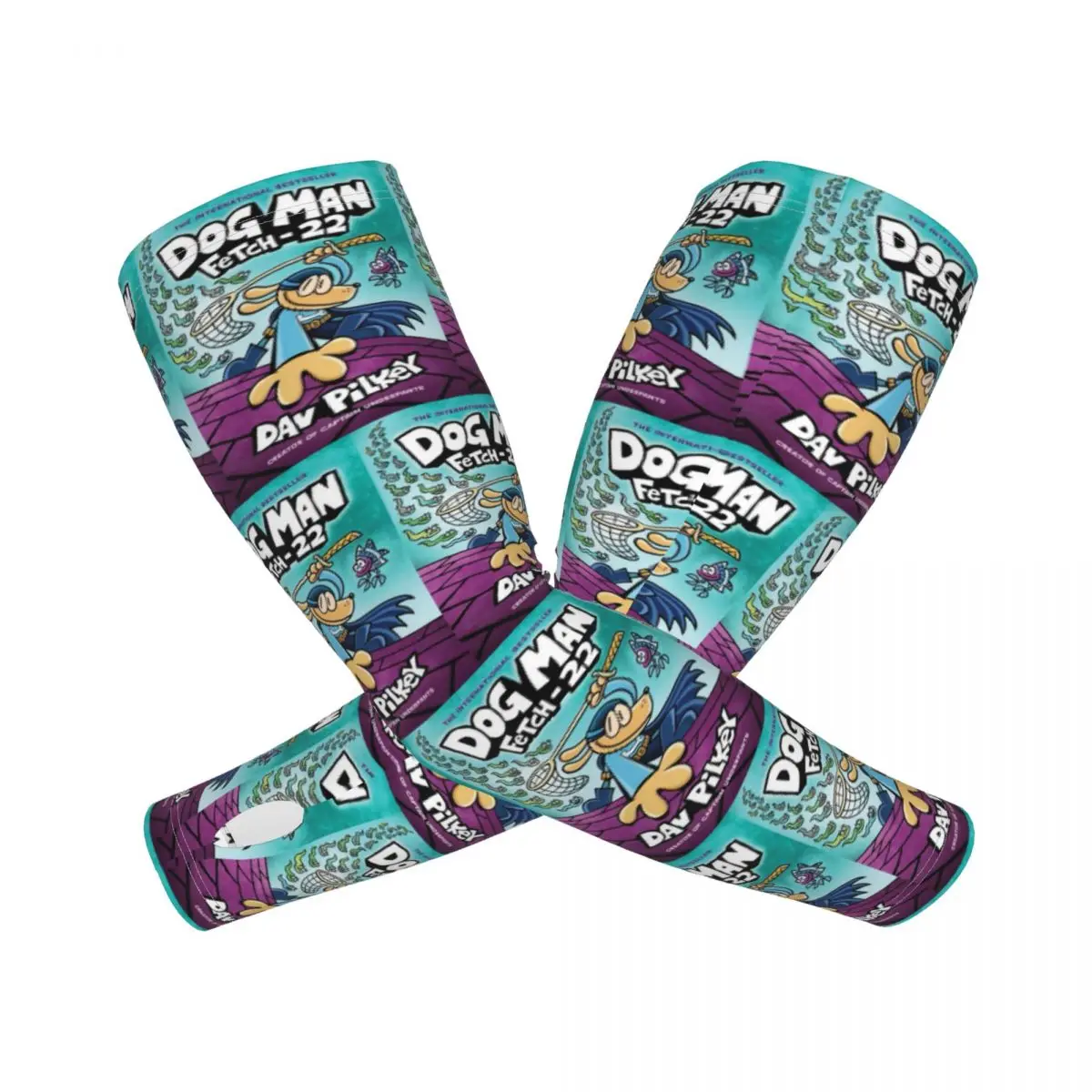 الكلب رجل Dogman فيلم 2025 الهزلي في الهواء الطلق أكمام أذرع تبريد الشمس الأشعة فوق البنفسجية غطاء للحماية الصيف الحرير الجليد الدراجات أكمام الوشم