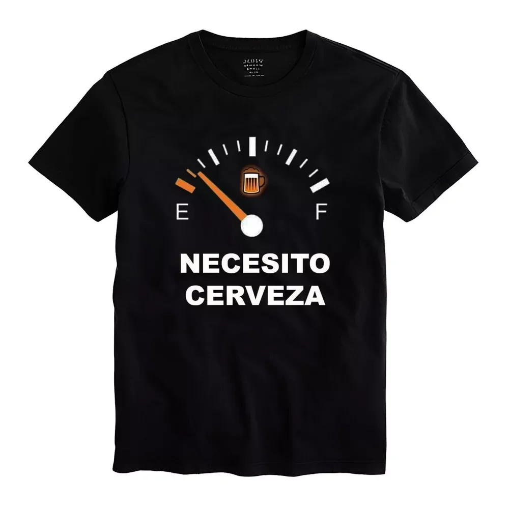 Necesito Cerveza Men Unisex Black   Tees High Quality 100%Cotton Short Sleeve