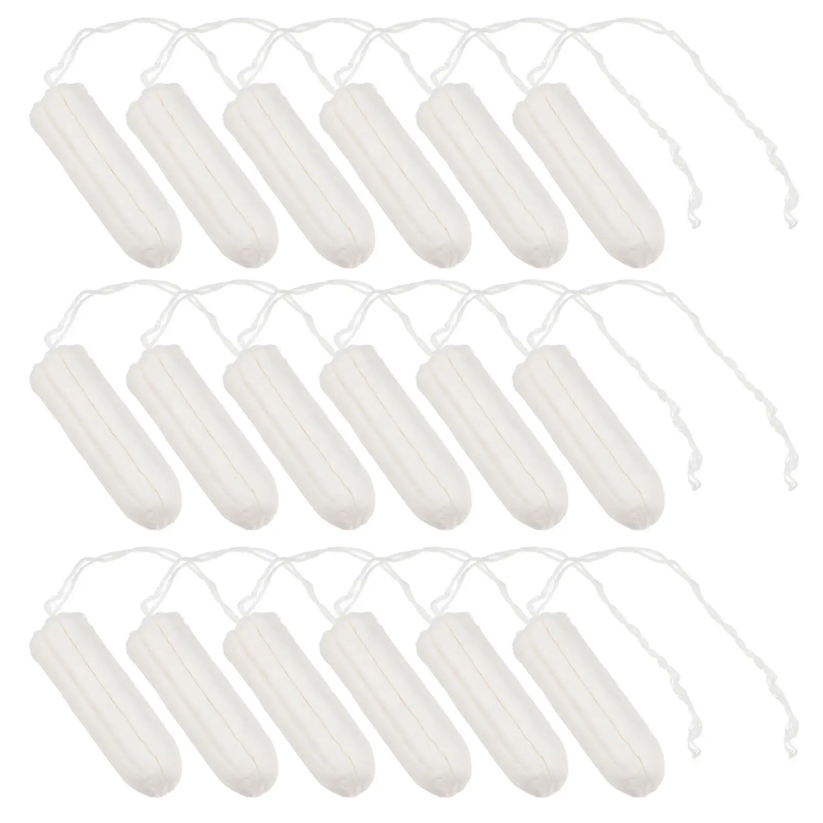 

30Pcs Female Sanitary Tampons One-Time Lightweight Compact Travel Essential Menstrual Tool Super Absorbent Breathable Dry Secure