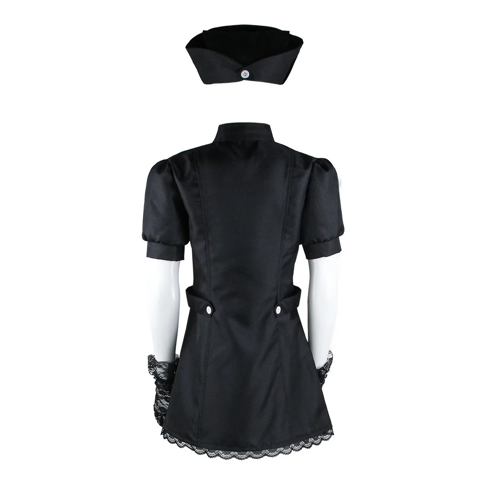 My Dress-Up Darling Marin Kitagawa Cosplay Costume Nurse Uniform Kuroe Shizuku Black White Nurse Dress Set Anime Suit image 2