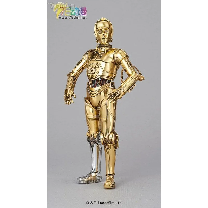 バンダイ本物のスターウォーズシリーズ組み立てモデルロボットシリーズ 1/12 C-3PO プラスチック組立モデルグッズ絶妙なモデル