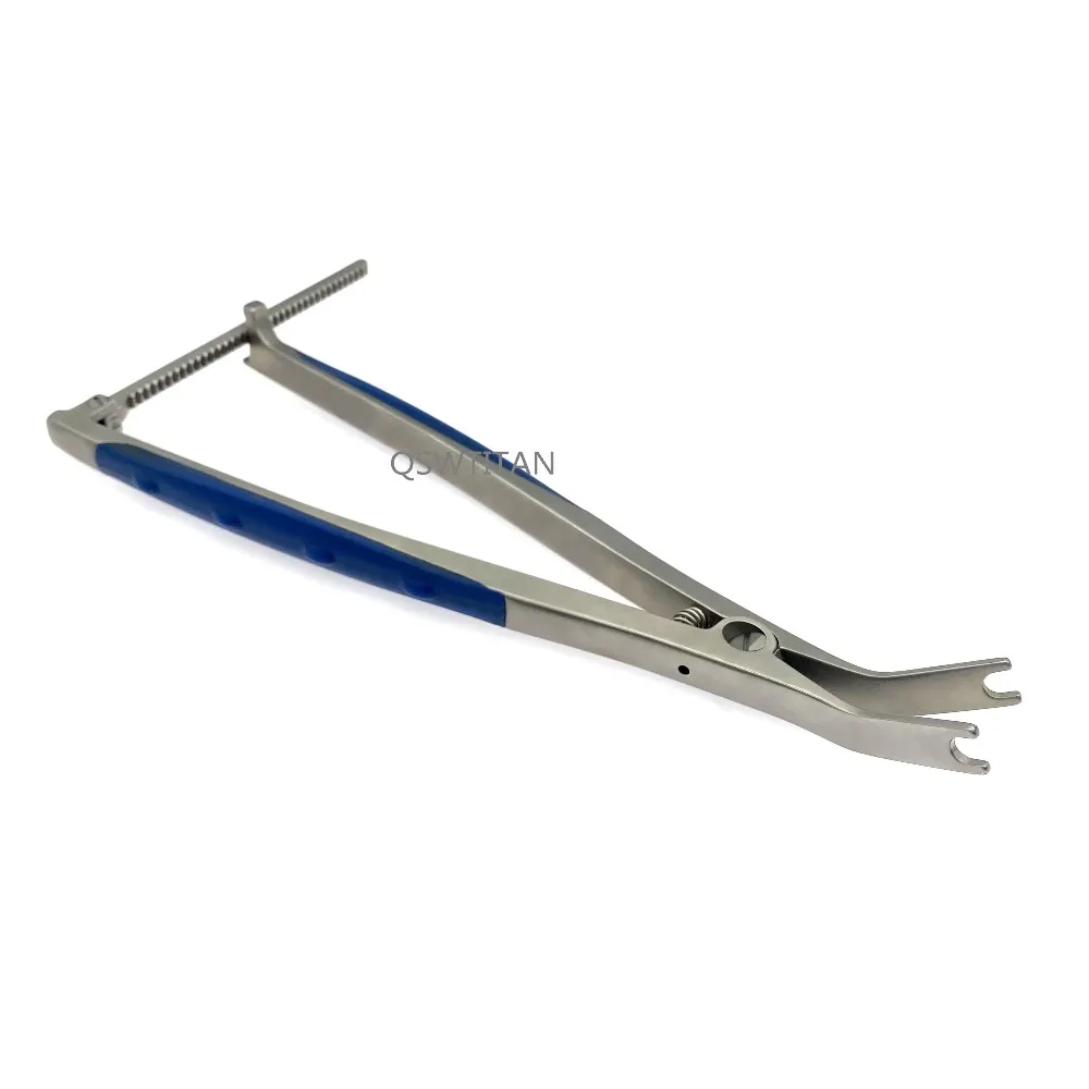 QSWTITAN Distractor Clamp Spinal Instrument 270mm Orthopedics Surgical Instruments Stainless Steel Pet Veterinarian Supplies