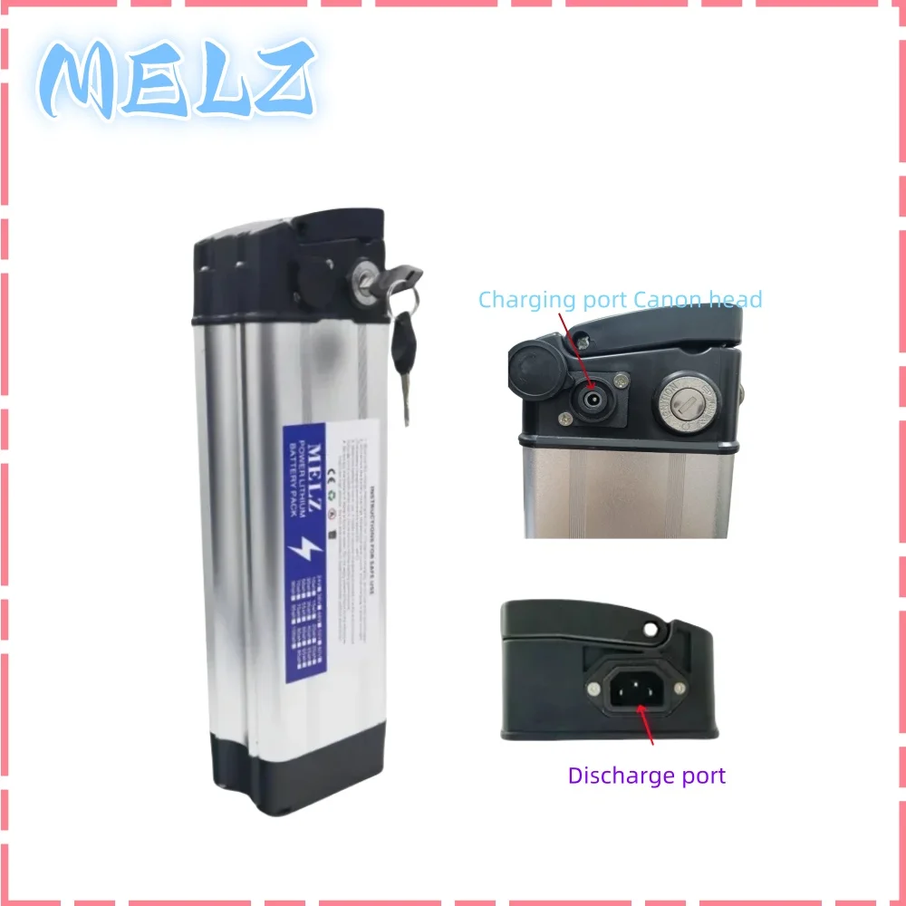 Air Express 2024 New 36V Lithium Battery Silver Fish 36v10ah20ah30ah40ah Suitable for 250-800W Universal Large Capacity Remote