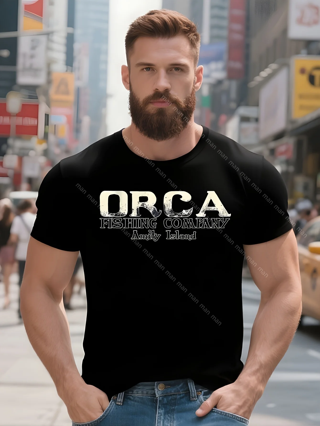 

Футболка Jaws Orca Fish Co Movie