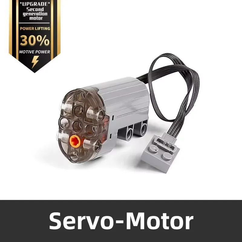 مجموعة محركات Mould King Power Functions محركات مؤازرة متوافقة مع Legoeds لبناء روبوت السيارة MOC