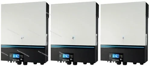 عاكس للطاقة الشمسية 11KW Axpert MAX Hybrid مع مدخلات PV 500V 150A شاحن MPPT مدمج في جهاز إرسال WiFi