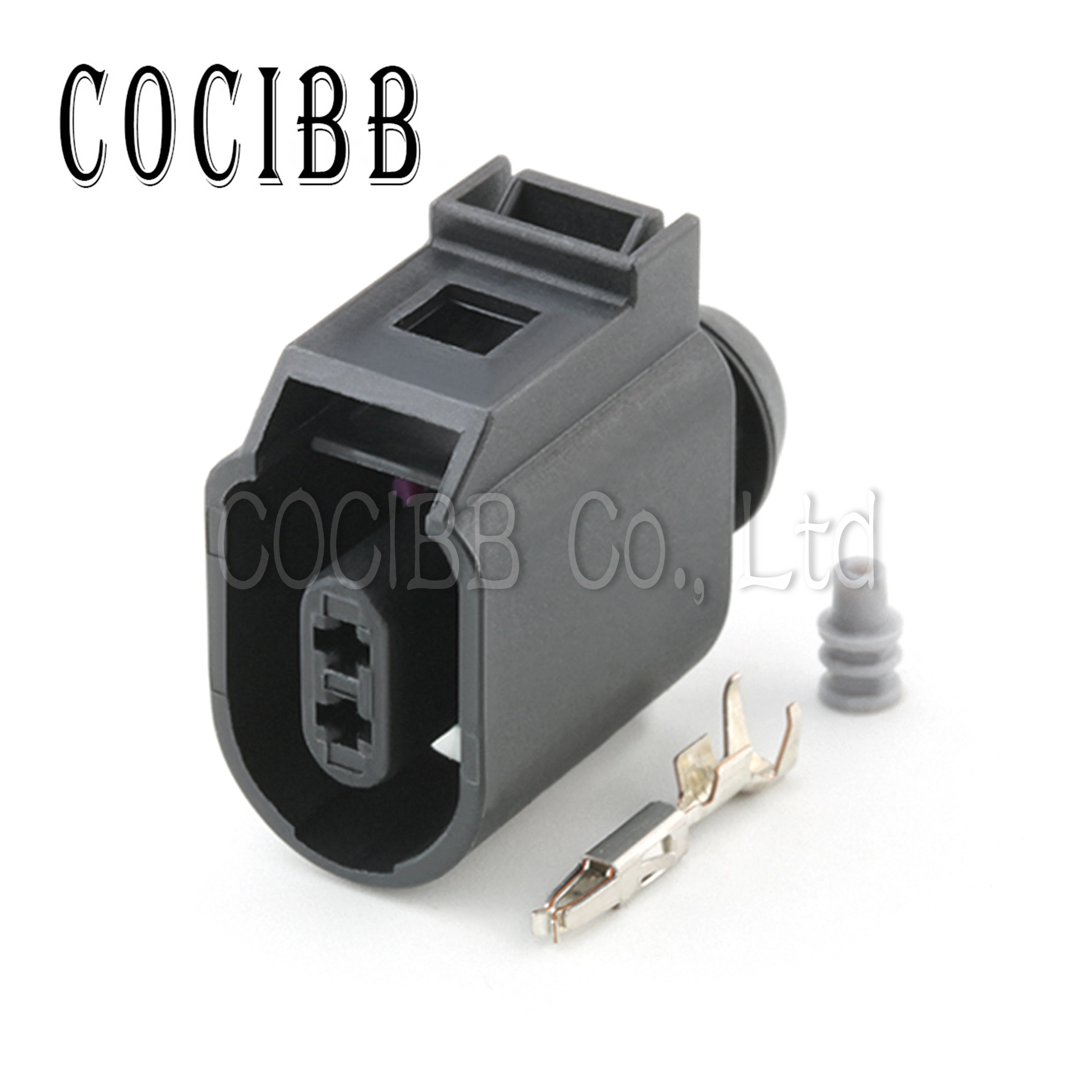 

1 Set 2 Pin Auto Waterproof ABS Speed Sensor Wire Plug Female Car Electrical Harness Cable Connector For VW Passat 6E0973702