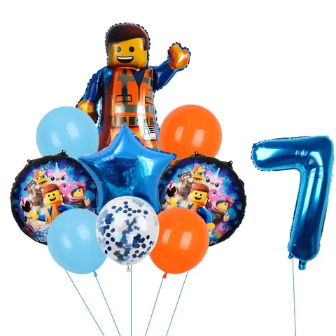 8 best sales लेगो जन्मदिन की सजावट - №5