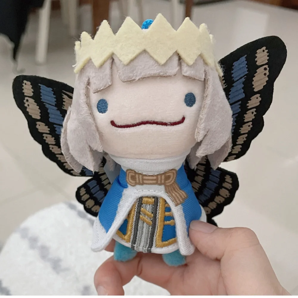 Anime Fate/Grand Order FGO Oberon Vortigern Cosplay Cute Moth Plush Cotton Doll Bag Pendant Keychain Toy Plushie Gift